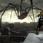 Earth Defense Force: Insect Armageddon PC Screenshot - Jet Armor From Above